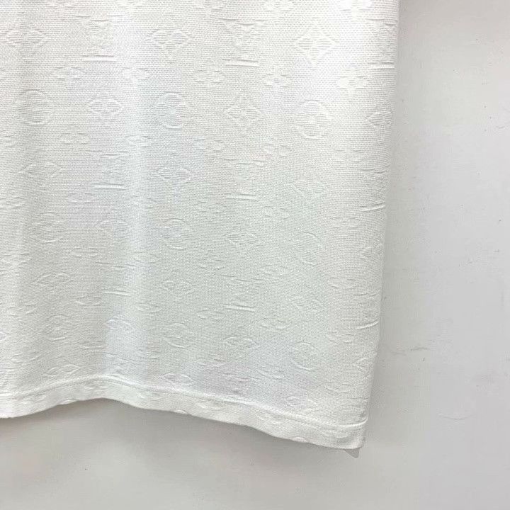 Louis Vuitton Louis Vuitton 2022 White Logo Cotton T-Shirt Size US XL / EU 56 / 4 - 4 Thumbnail