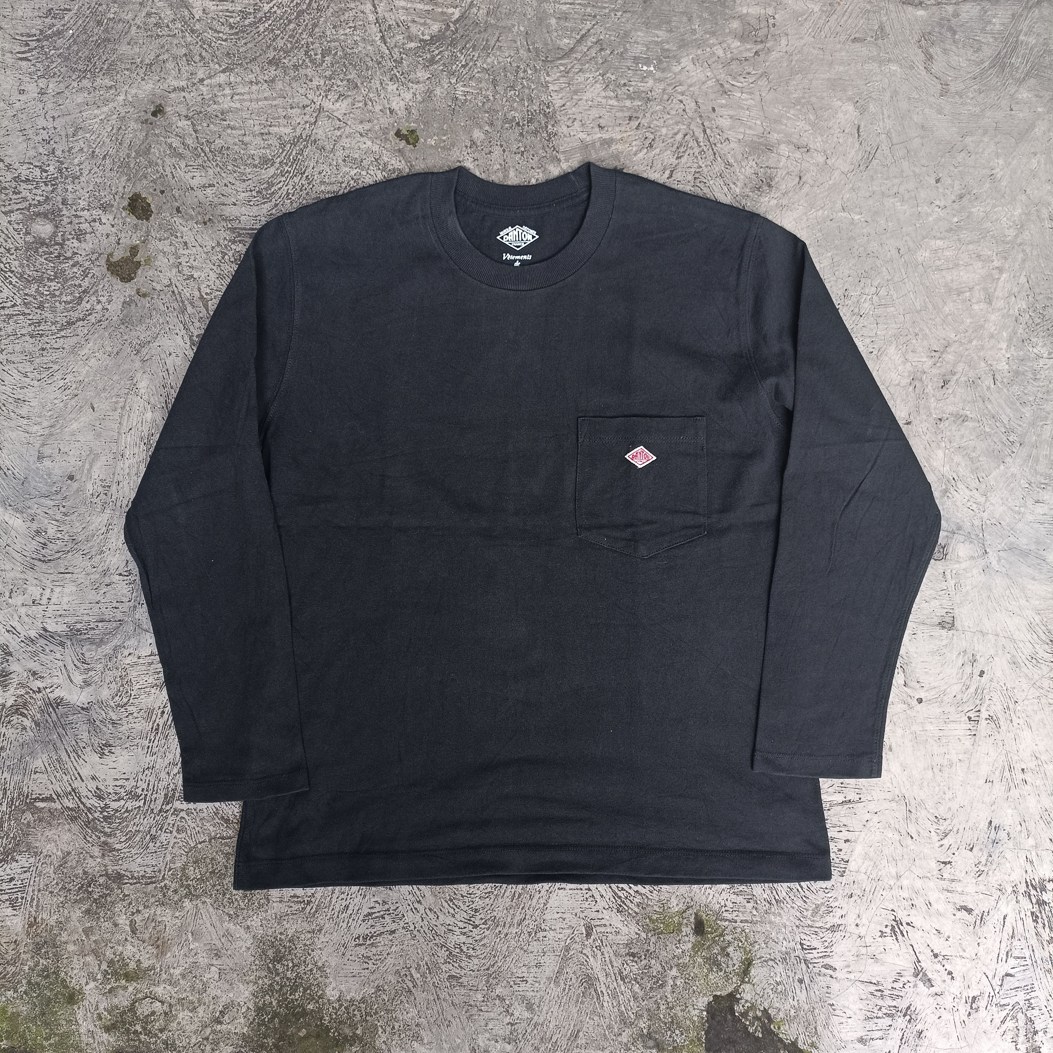 Danton Danton Logo Pocket LS Tee Size M / US 6-8 / IT 42-44 - 2 Thumbnail