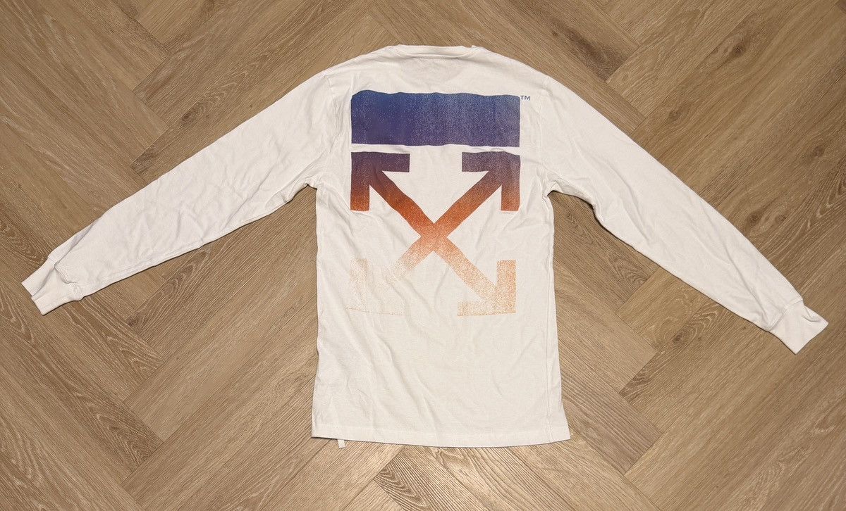 Off-White OFF-WHITE DEGRADE ARROWS LONG SLEEVE T SHIRT Size US XS / EU 42 / 0 - 2 Thumbnail