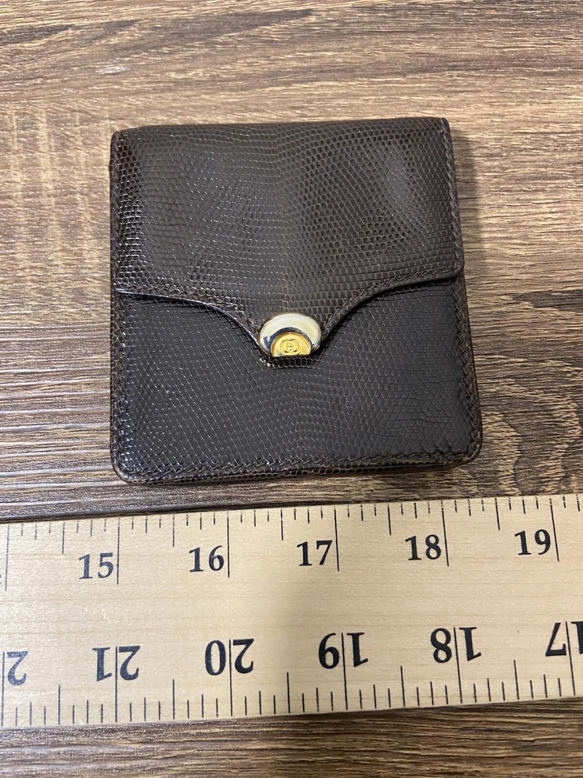Gucci Vintage Gucci brown snakeskin leather sliding cigarette case Size ONE SIZE - 1 Thumbnail