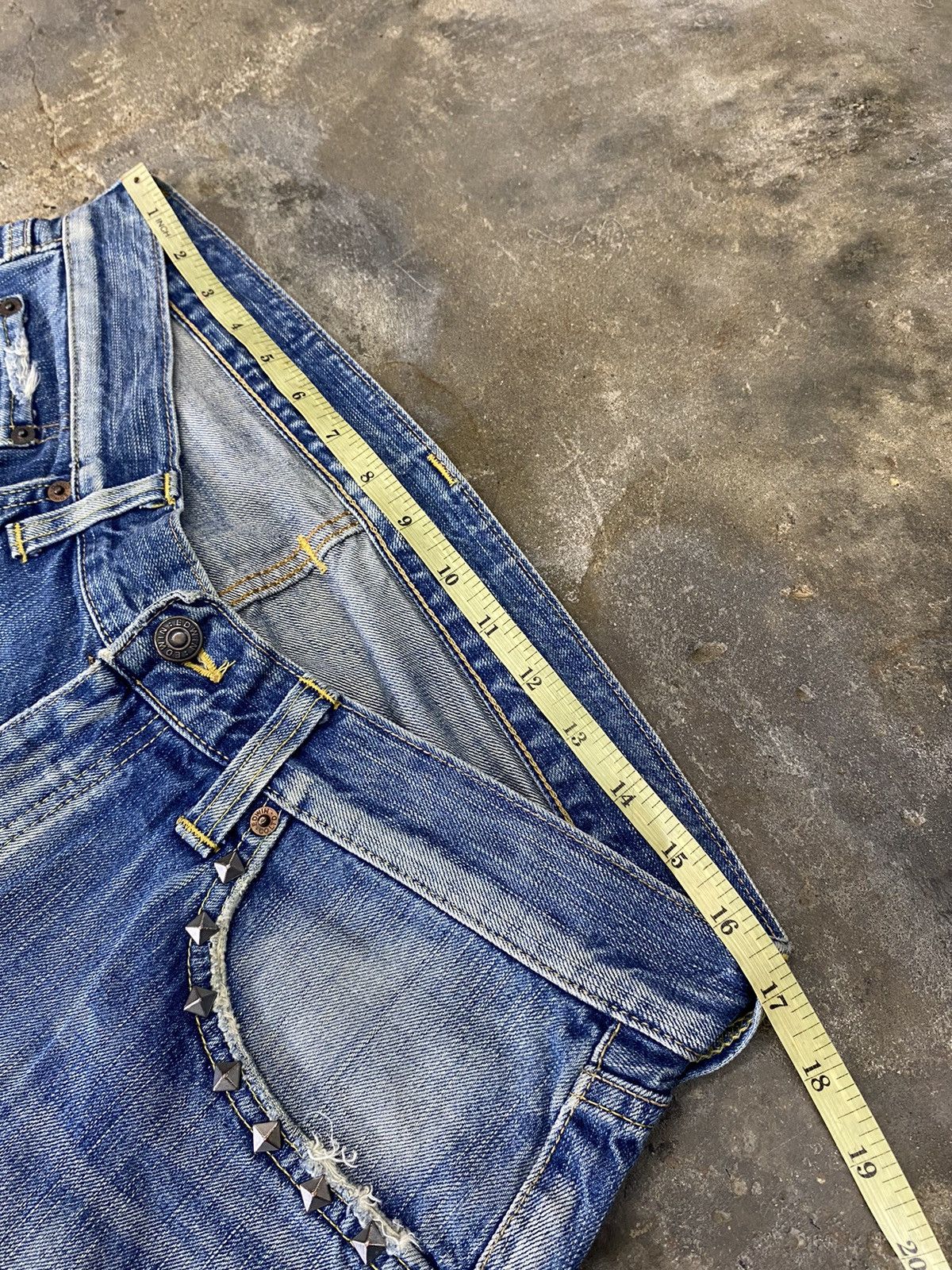 Edwin × Japanese Brand × Vintage Edwin blue jeans wash japanese brand Size US 33 - 16 Thumbnail