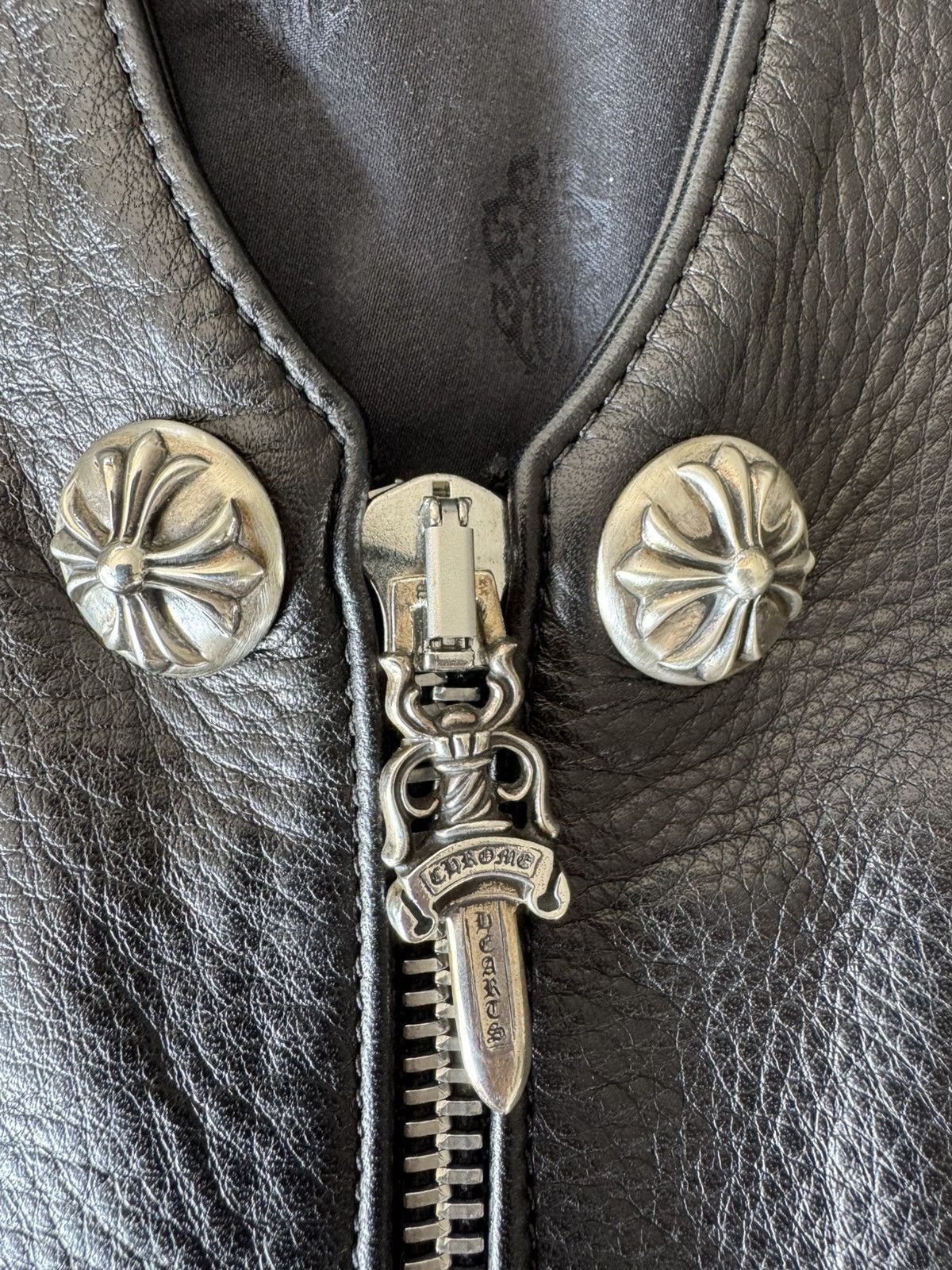 Chrome Hearts CHROME HEARTS New Lace-up Vest Size 46L - 4 Thumbnail