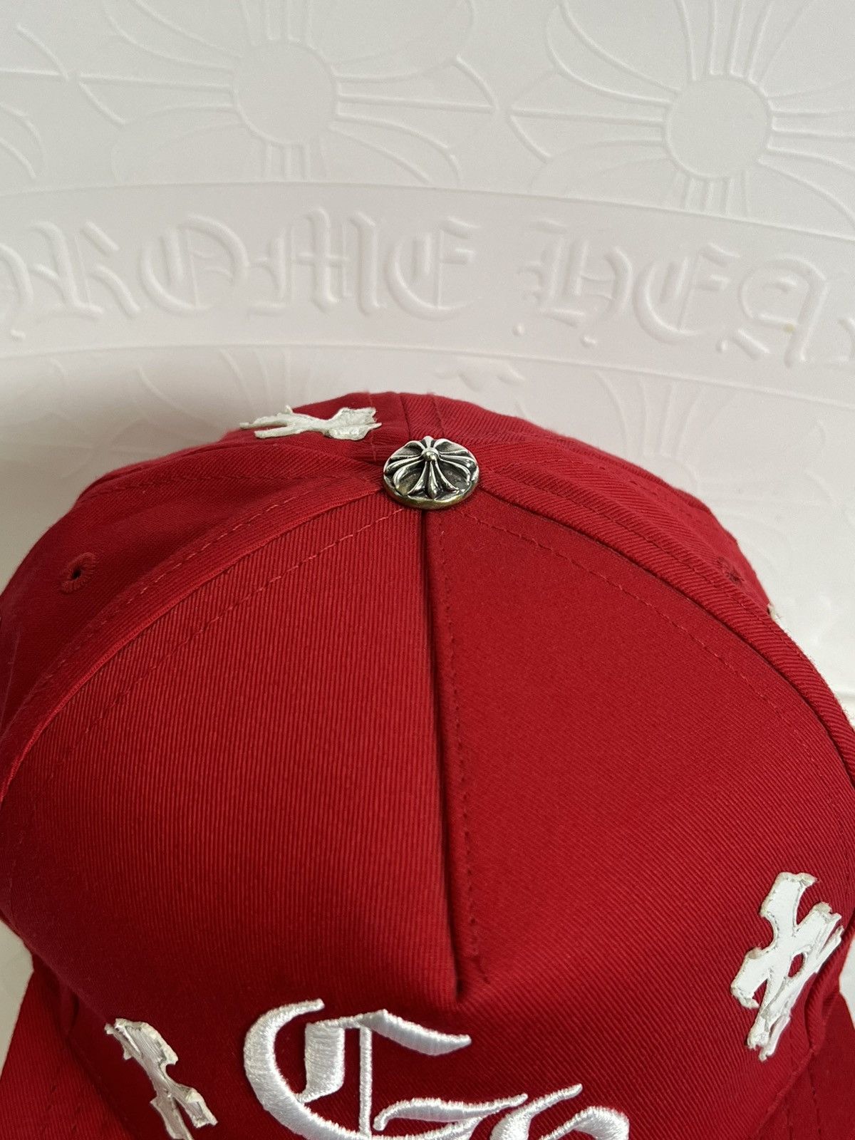 Chrome Hearts Chrome Hearts Cross Patch CH hat Size ONE SIZE - 2 Thumbnail