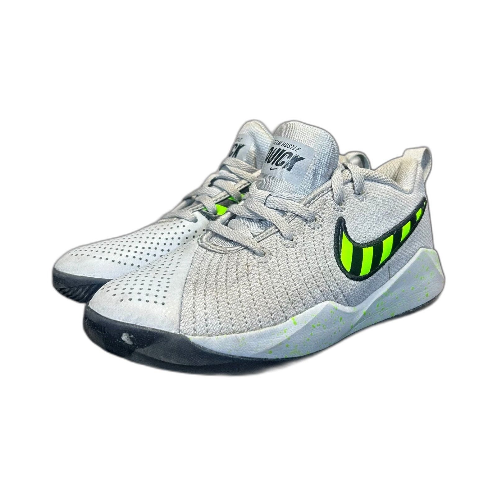 Nike Nike Team Hustle Quick 2 Sport Basketball Shoes Boys Youth S Size US XXS / EU 40 - 5 Thumbnail