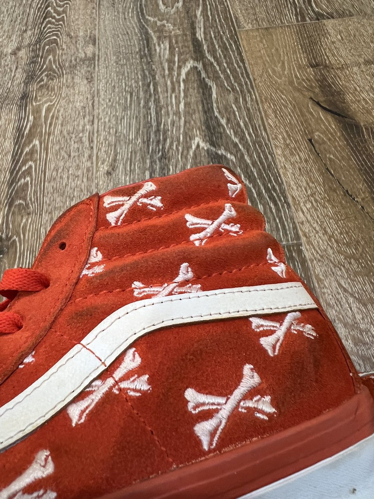 Vans × Wtaps Vans wtaps sk8 hi lx orange bones sneakers Size US 10.5 / EU 43-44 - 7 Thumbnail