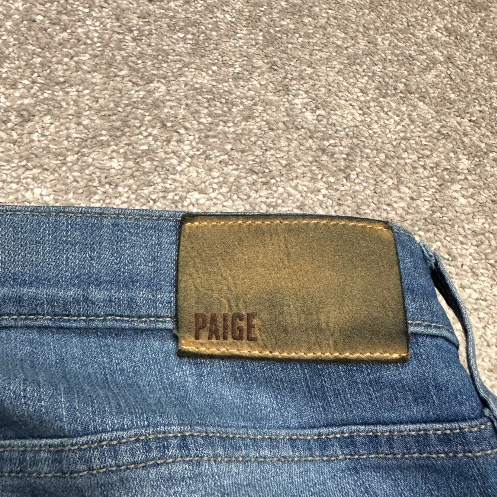 Paige Paige Federal Pair Jeans Men 34 Slim Fit Denim Blue Medium Wash 5-Pocket Logo USA Designer 2010s Mens Size US 34 / EU 50 - 5 Thumbnail