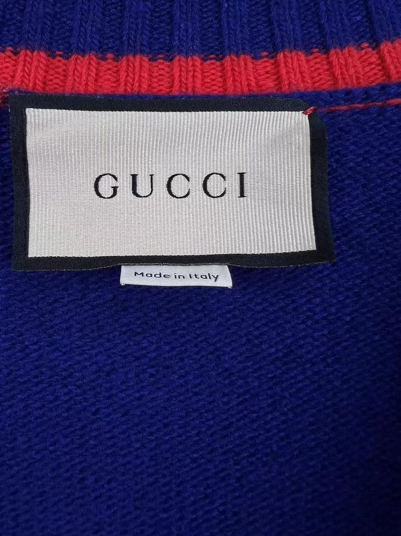 Gucci Gucci Embroidered LOGO knitted cardigan sweater 2501-Nextar Size US XS / EU 42 / 0 - 6 Thumbnail