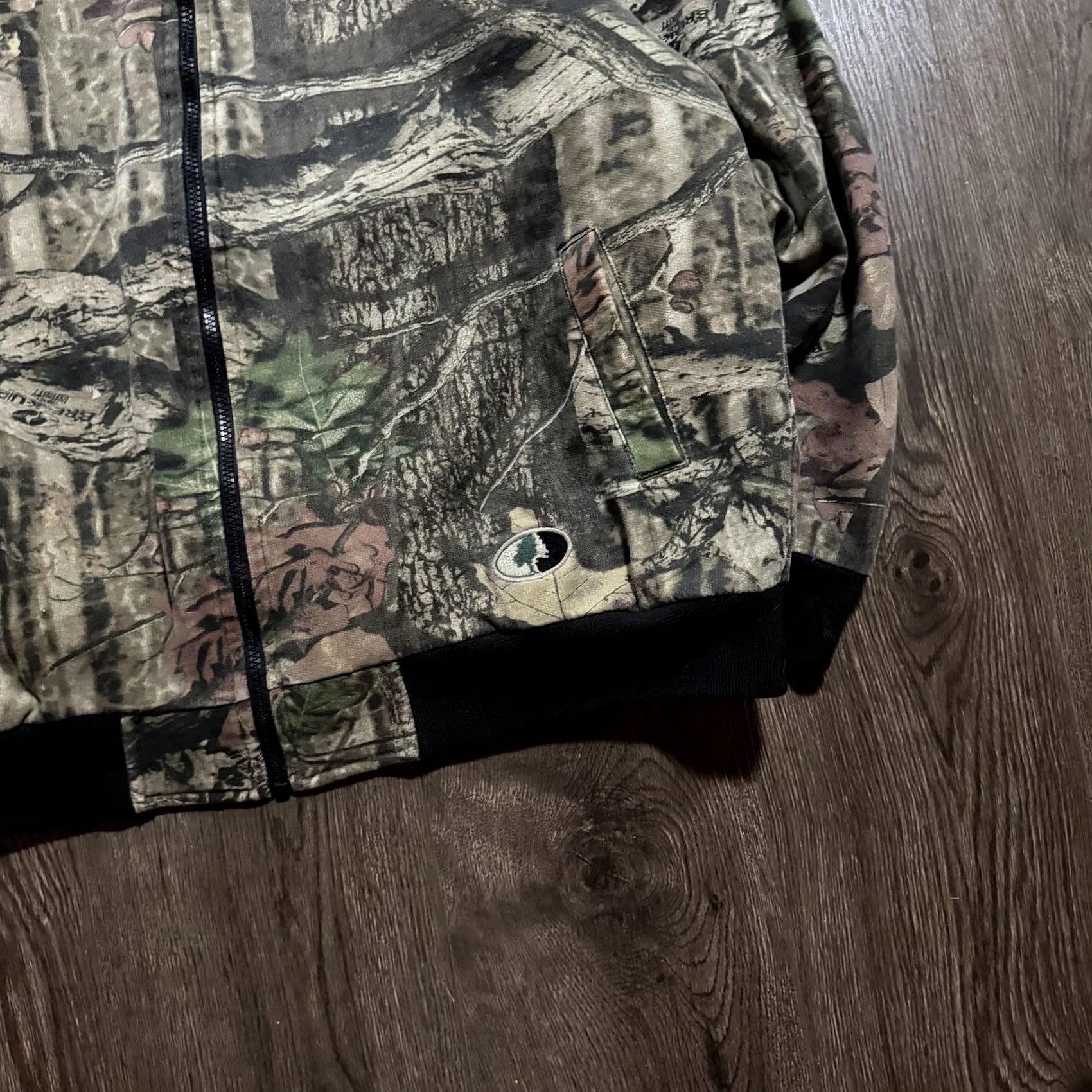 Vintage Mossy Oak Camo Zip Jacket Mens XL Brown Hooded Insulated Hunting Outdoor jacket Size US XL / EU 56 / 4 - 4 Thumbnail