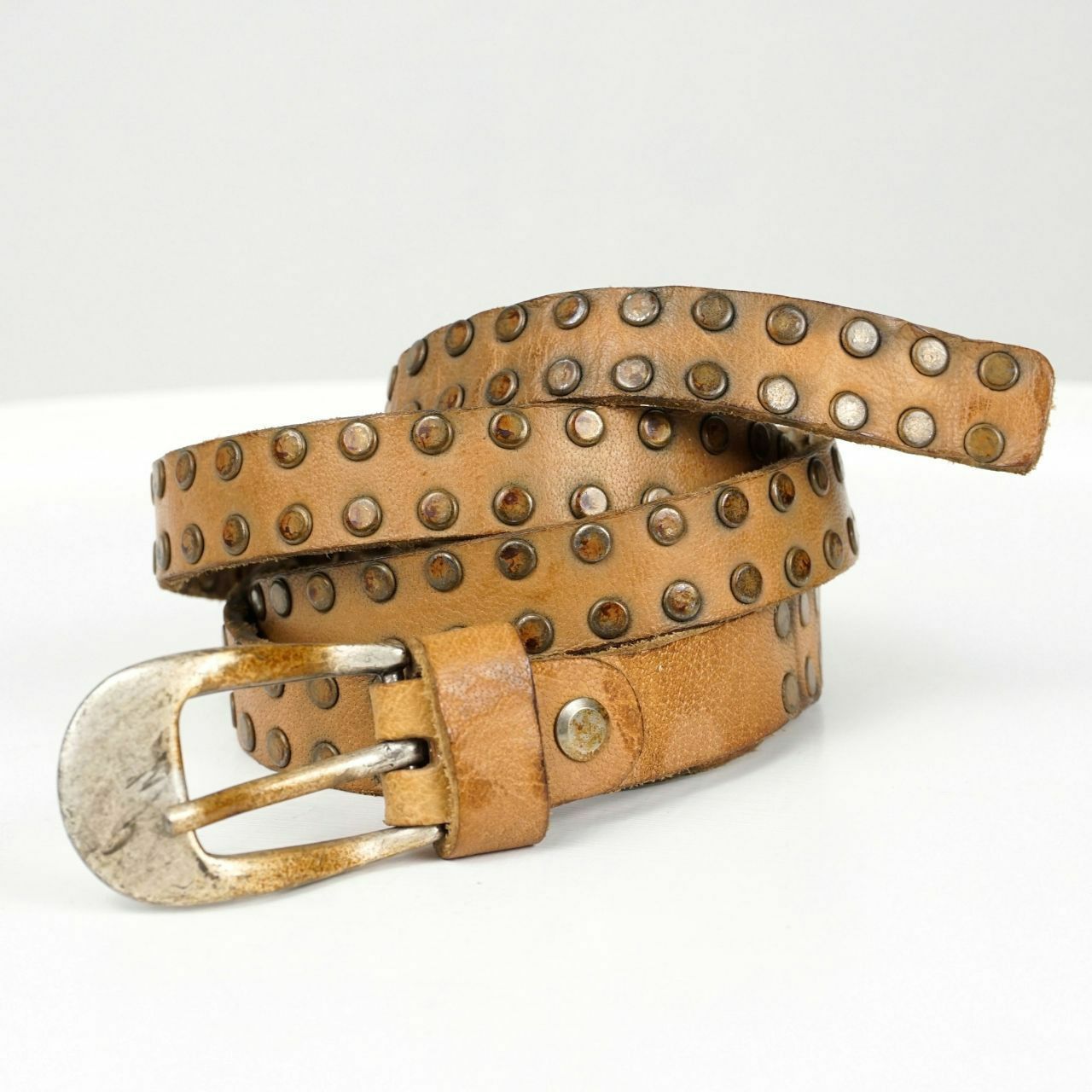 Other UNDICI-DIECI® / Tan Leather Belt — Handcrafted Size ONE SIZE - 1 Thumbnail