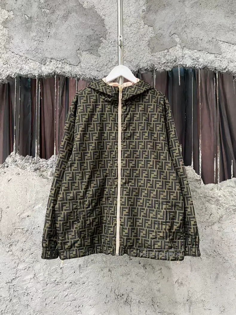 Fendi Fendi Dual-Sided Monogram Zip-Up Jacket Size M / US 6-8 / IT 42-44 - 1 Thumbnail