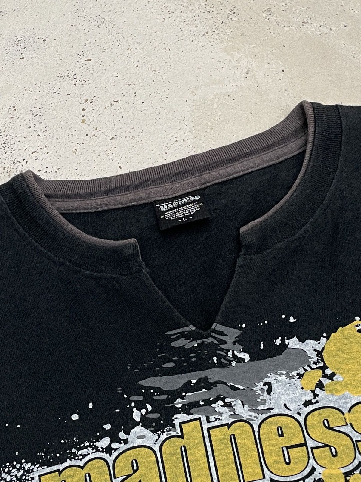 Madness Madness Layered Wording Life Decision Y2K Hip Hop Size US L / EU 52-54 / 3 - 8 Thumbnail