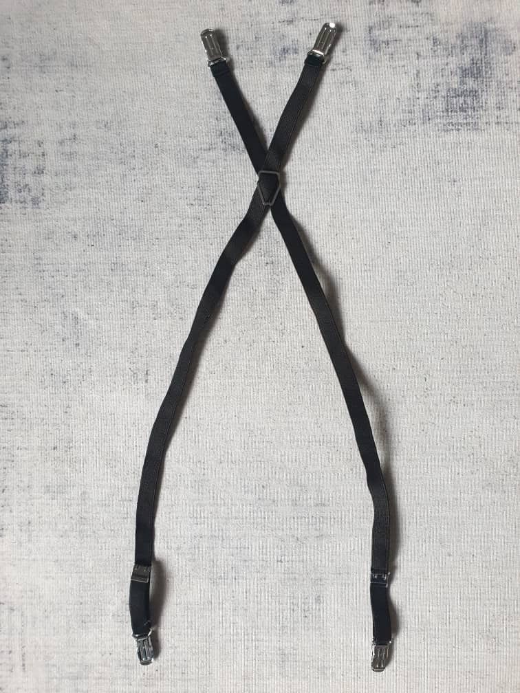 Japanese Brand 💥Unnamed black colour skin head style suspender Size ONE SIZE - 1 Thumbnail