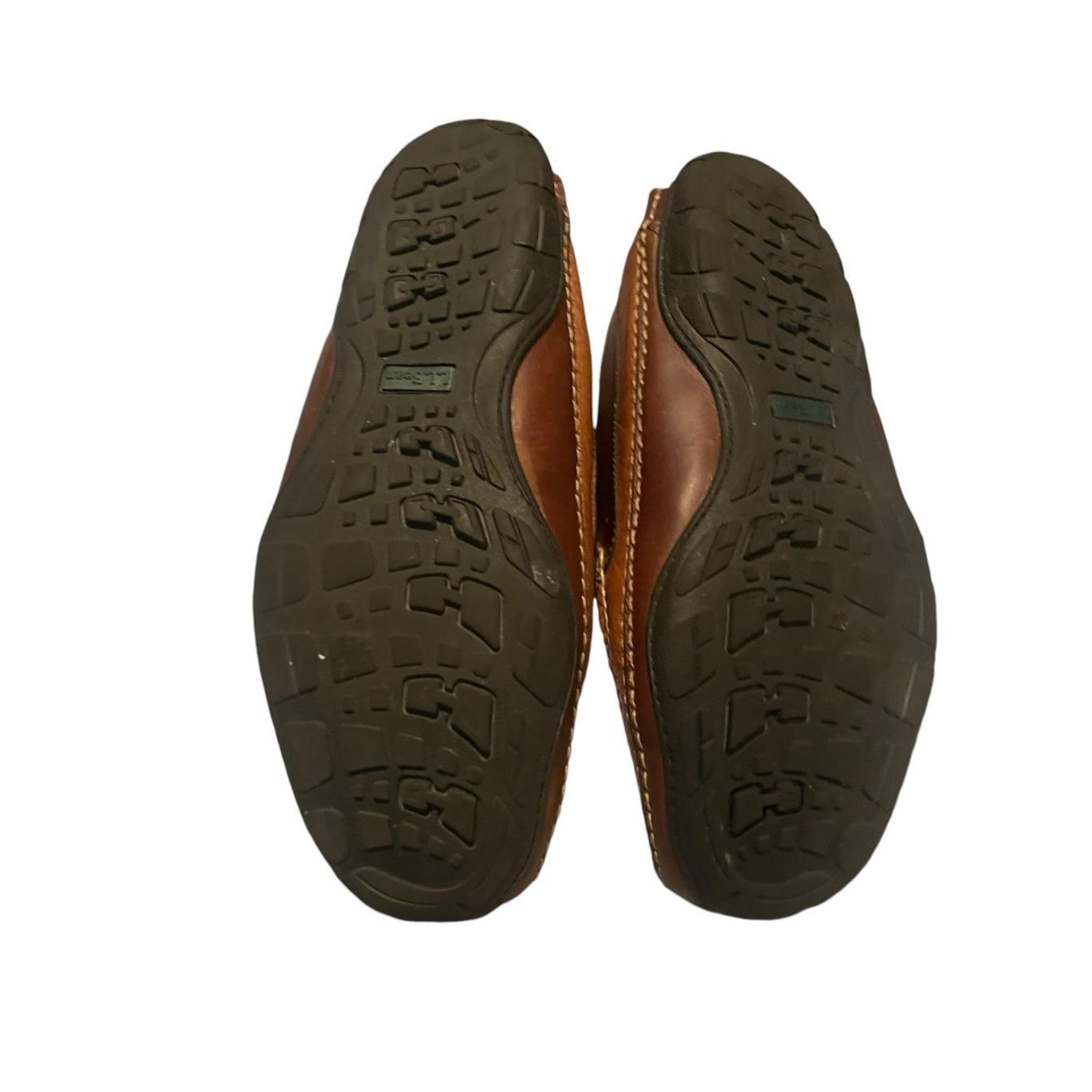 L.L. Bean L.L. Bean Mens Brown Solid Leather Slip On Flat Loafers Shoes Size 12 D Size US 12 / EU 45 - 2 Thumbnail