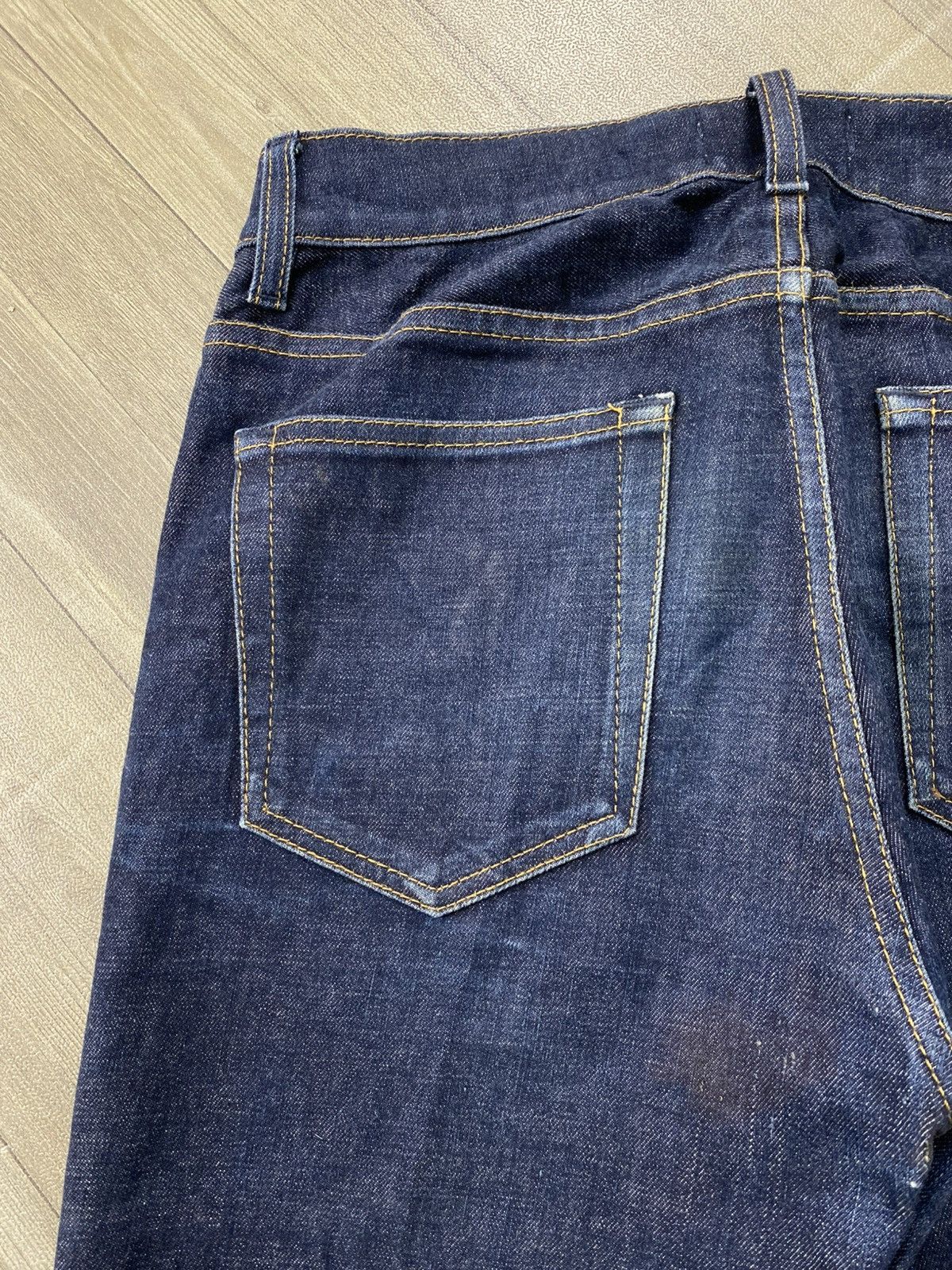 Acne Studios Luxury Acne Studios Ace Raw Gothic Skinny Blue Jeans Size US 27 - 15 Thumbnail