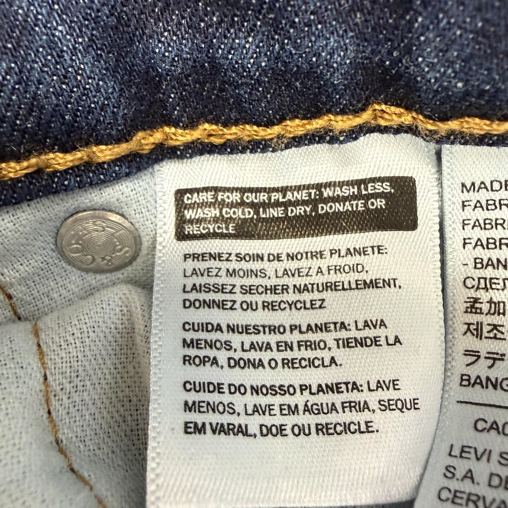 Levi's Levis Jeans 541 Mens 42x29.5 Blue Athletic Taper Stretch Denim Dark Wash Classic Size US 42 / EU 58 - 7 Thumbnail