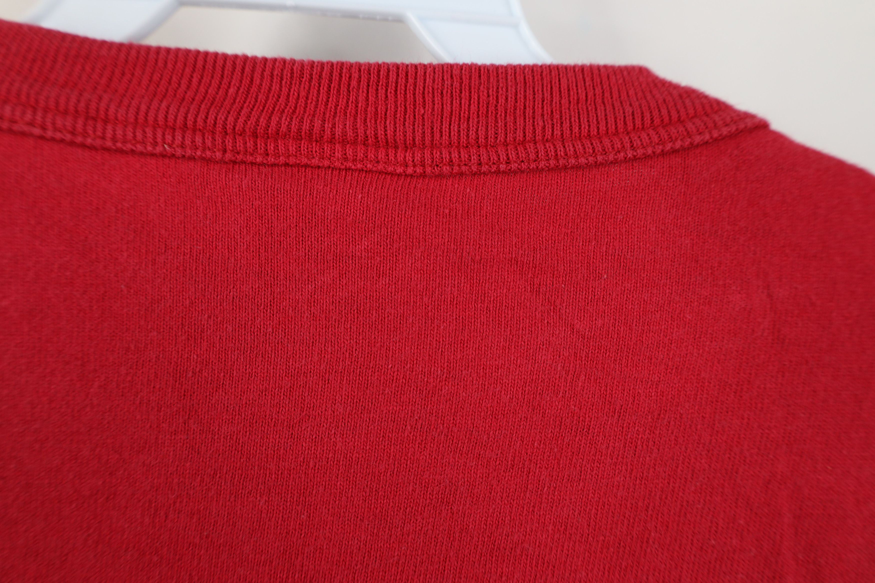 Champion Vintage 90s Champion Spell Short Sleeve T-Shirt Cotton Red Size US M / EU 48-50 / 2 - 12 Thumbnail