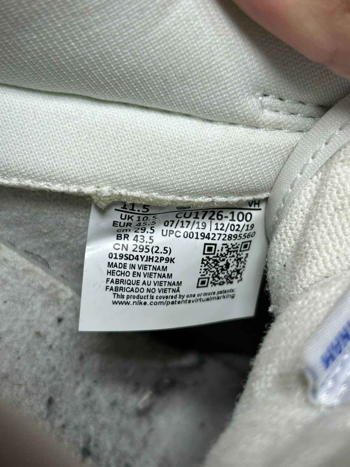 Nike Nike dunk low Kentucky Size US 11.5 / EU 44-45 - 11 Thumbnail