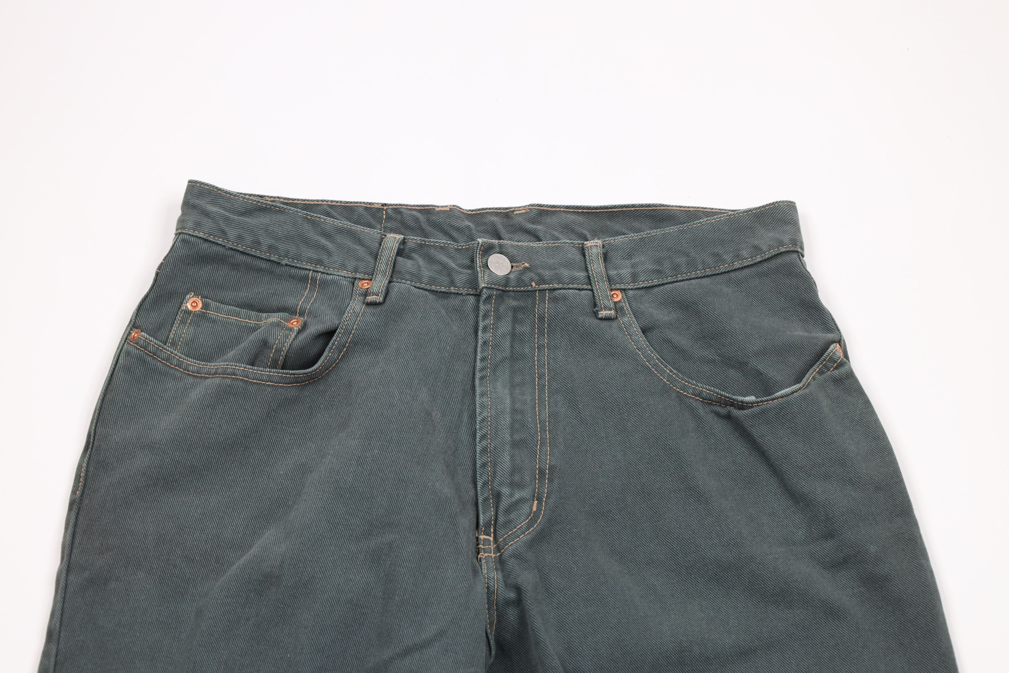 Lucky Brand × Vintage Vintage 90s Lucky Brand Jeans Fit Denim Jeans Green USA Size US 32 / EU 48 - 2 Thumbnail
