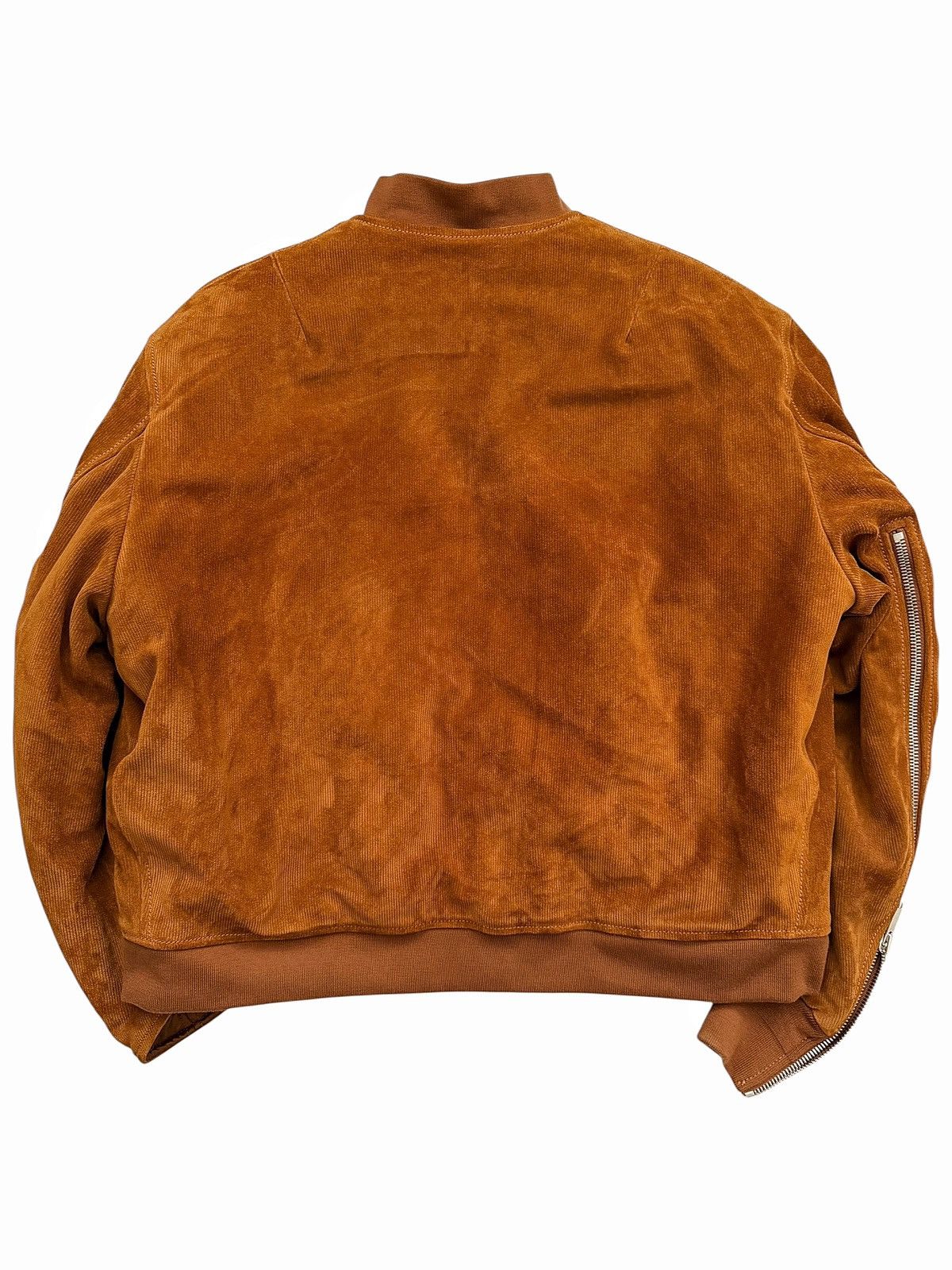 424 Rare Trompe Loeil Leather “Corduroy” Bomber Jacket Size US M / EU 48-50 / 2 - 2 Thumbnail