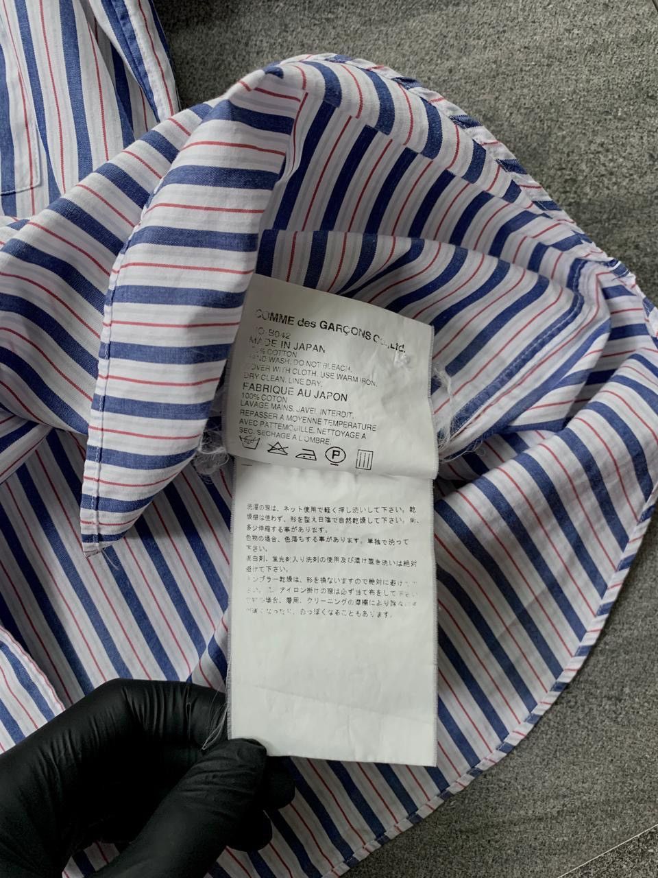 Comme des Garcons Homme FREE TAX! CDGH Striped Longsleeve Shirts Size US S / EU 44-46 / 1 - 8 Thumbnail