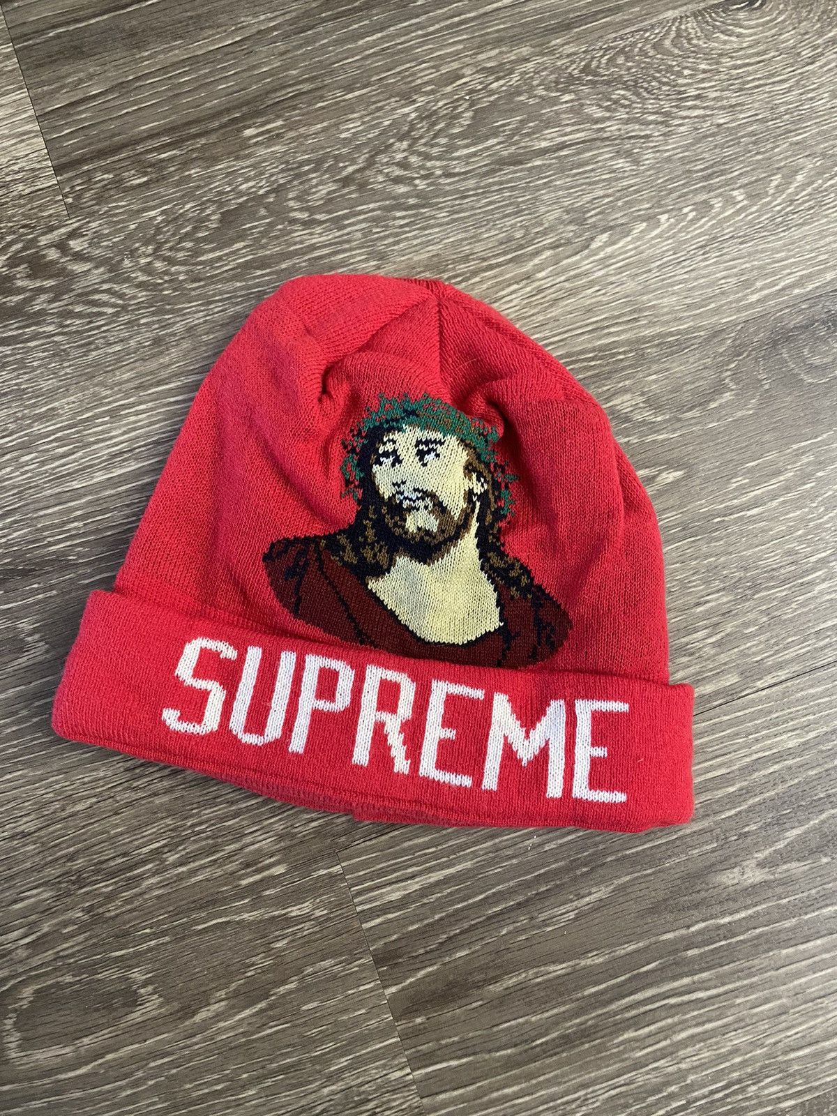 Pre-owned Supreme F/w 2013 Jesus Beanie