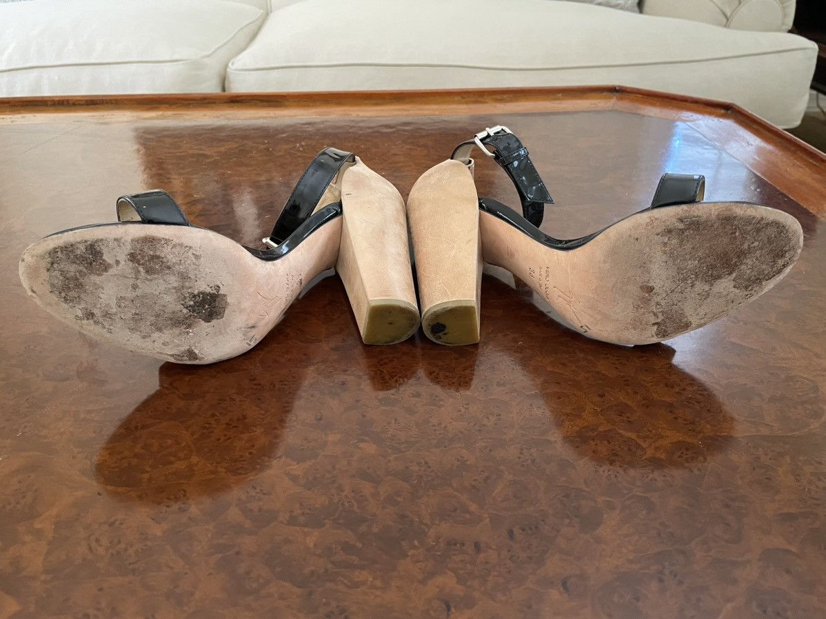Giuseppe Zanotti Contrast Heel Patent Ankle Strap Sandal Size US 8 / IT 38 - 7 Thumbnail