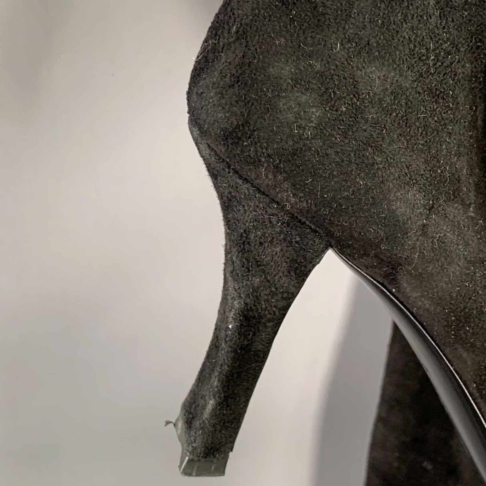 The Row THE ROW Boots Black Suede Square Toe Thigh High 7.5 WOMEN IT 37.5 Fashion Boots Size US 8 / IT 38 - 6 Thumbnail