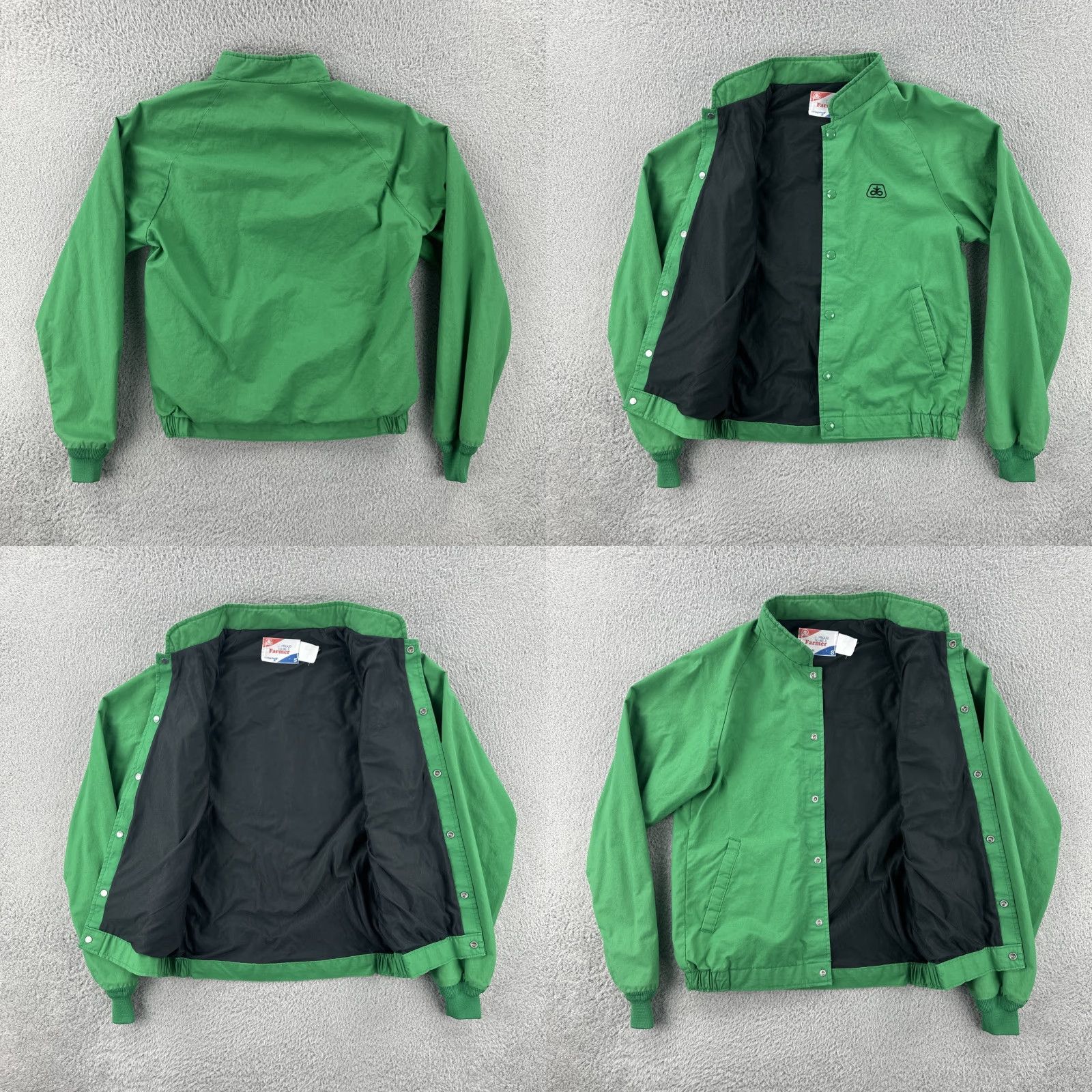 Vintage VINTAGE Swingster Mens Small Green Button Up Jacket Proud To Be A Farmer 80s EUC Size US S / EU 44-46 / 1 - 9 Thumbnail