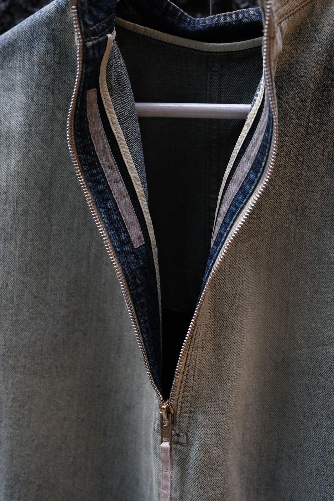 Rick Owens Rick Owens 15SS FAUN Denim Long Vest Size US M / EU 48-50 / 2 - 6 Thumbnail