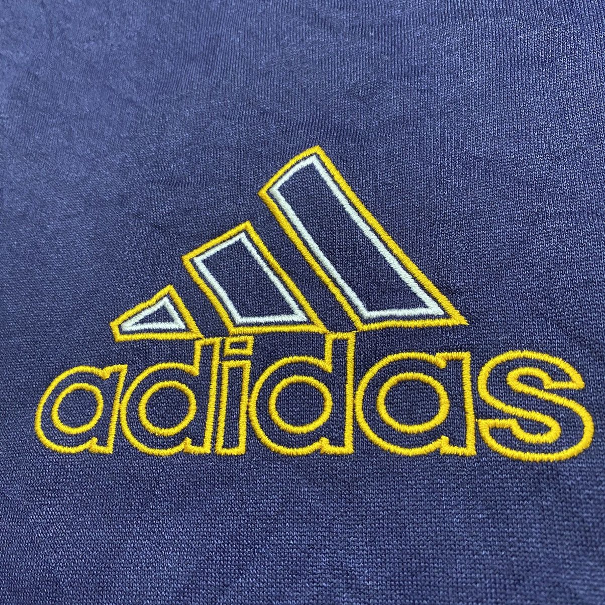Adidas Vintage 90s ADIDAS Embroidered Logo Sweatshirt Size US L / EU 52-54 / 3 - 2 Thumbnail