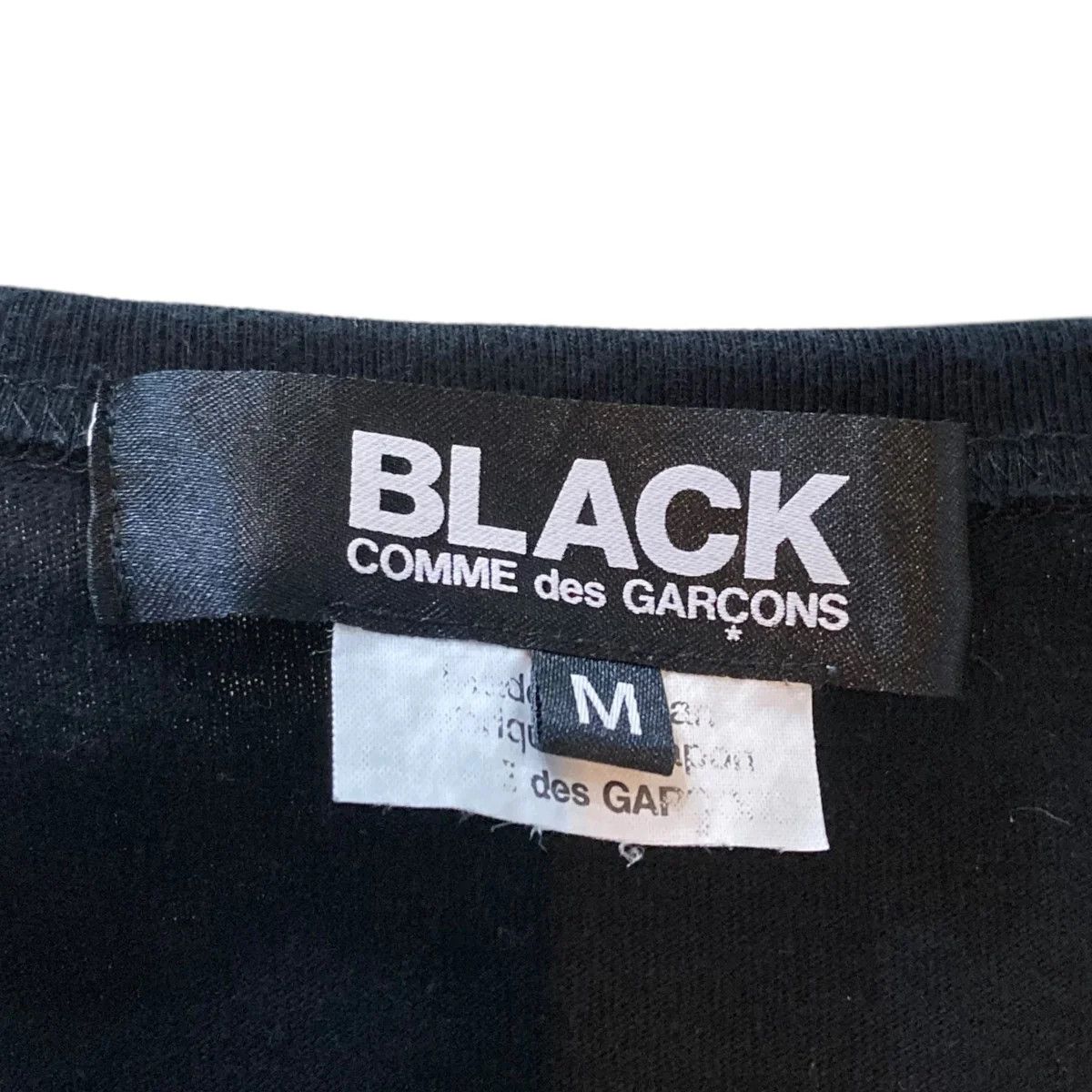 Comme des Garcons × Comme des Garcons Black Bowtie Long Sleeve Tee Size M / US 6-8 / IT 42-44 - 4 Thumbnail