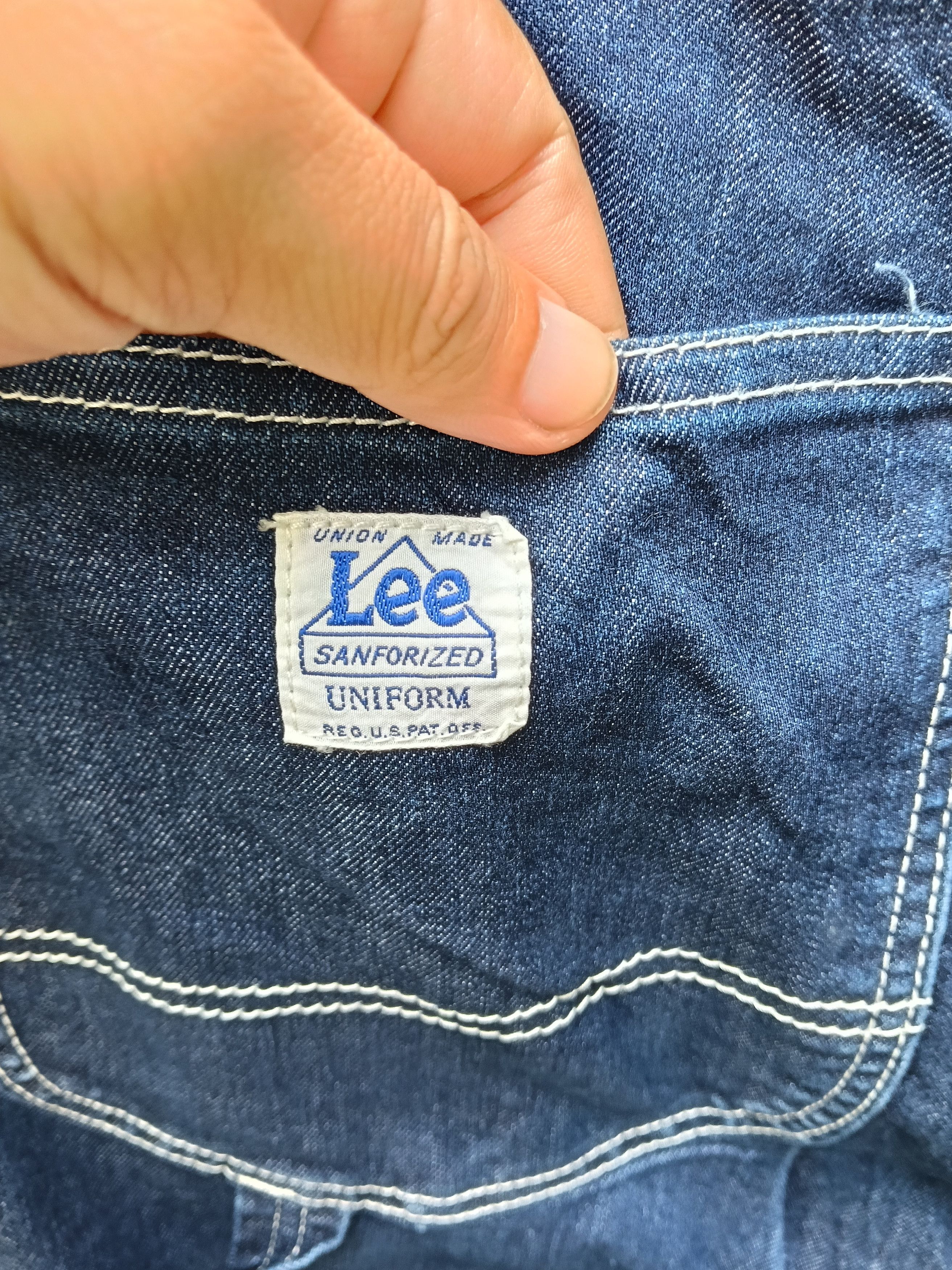 Lee 💥 Union Made by Lee Sanforized Carpenter Denim 💥 Size US 28 / EU 44 - 10 Thumbnail