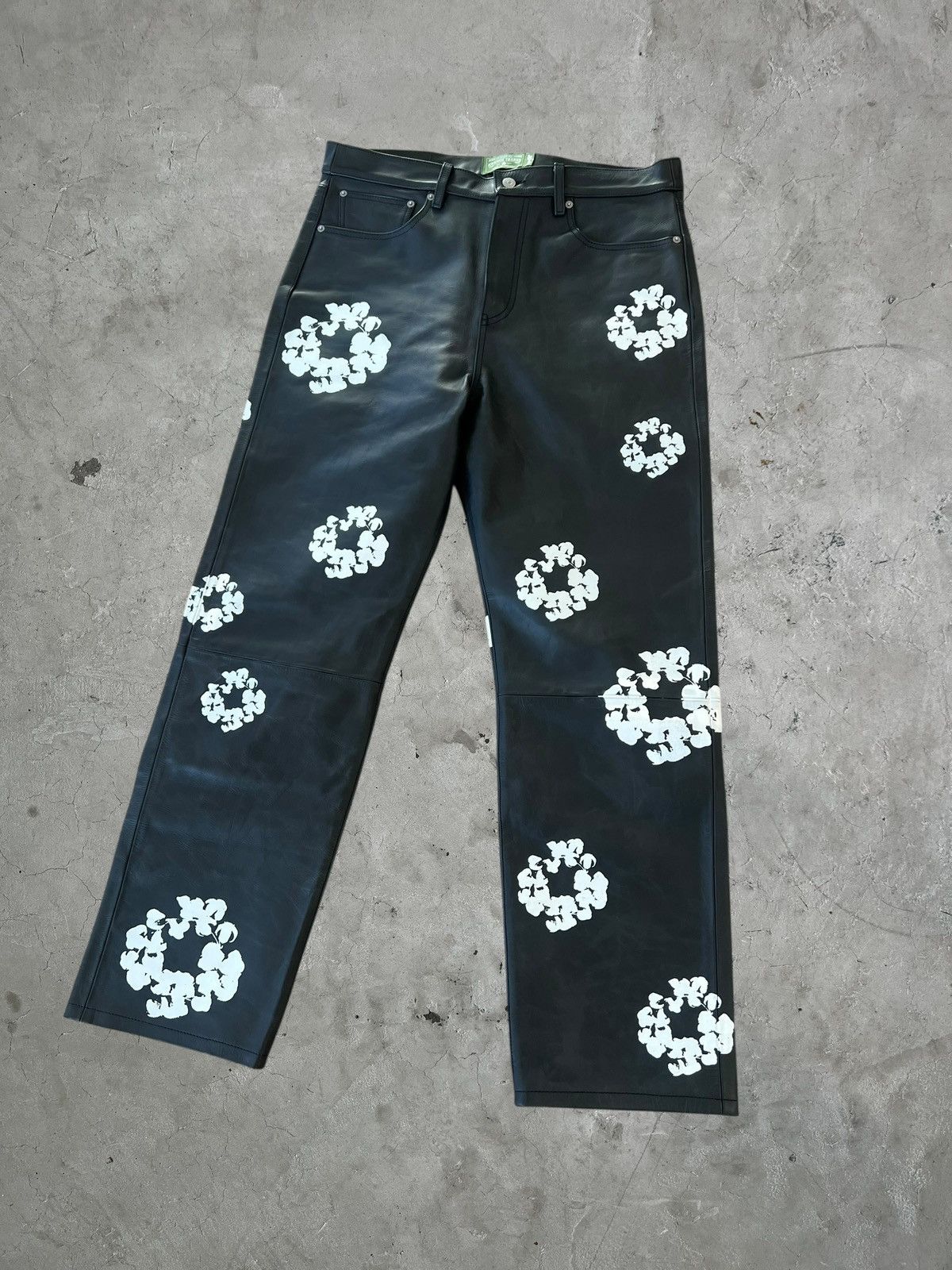 DENIM TEARS × Levi's Denim Tears Leather Levis Pants Size US 36 / EU 52 - 5 Thumbnail