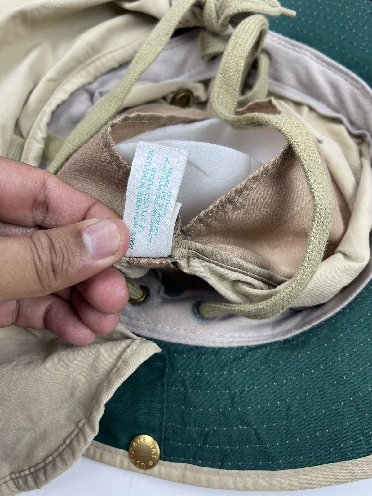 Japanese Brand × Vintage vintage made in usa fisherman hat tc32 Size ONE SIZE - 7 Thumbnail