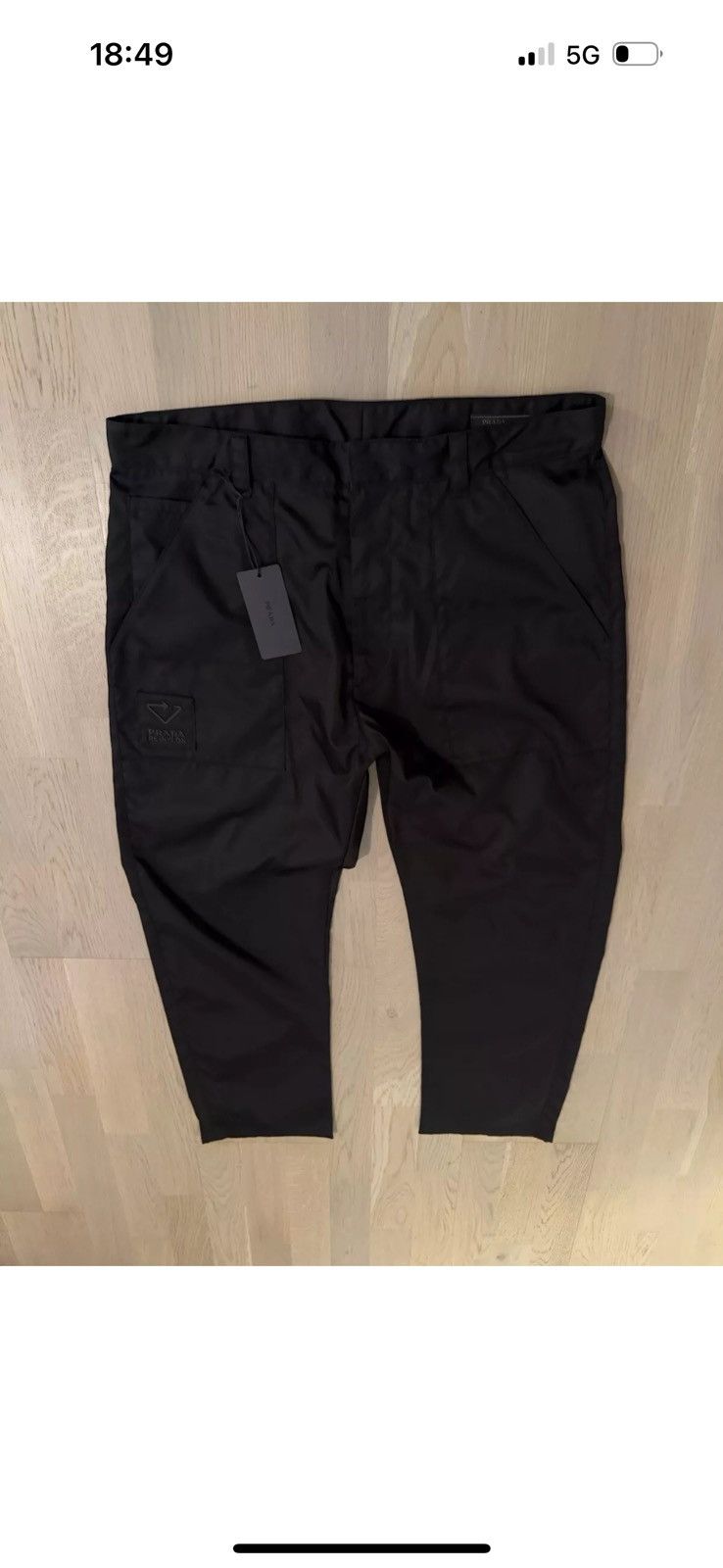 Prada PRADA nylon trousers STUDY REAL TAPE MEASUREMENTS IN PHOTIS Size US 32 / EU 48 - 3 Thumbnail