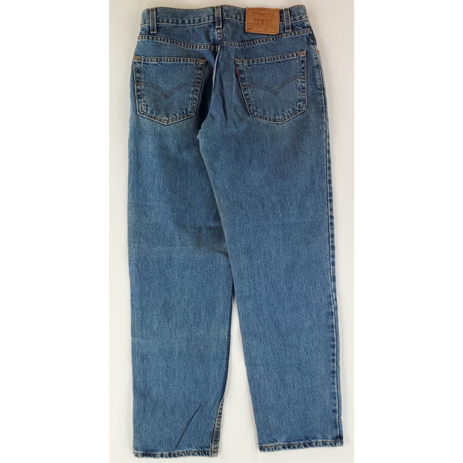 Levi's VINTAGE Levi's 550 Jeans Blue Mens 32x31 Inseam 31 Tapered 90s Mens jeans Size US 32 / EU 48 - 3 Thumbnail
