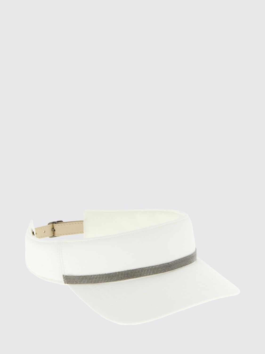 Brunello Cucinelli Brunello Cucinelli Hat Woman White Size ONE SIZE - 1 Thumbnail