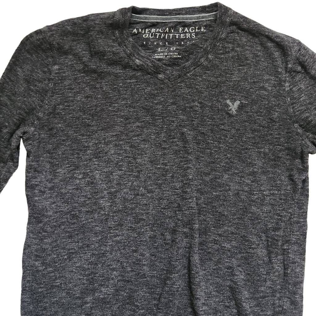 American Eagle Outfitters American Eagle Outfitters Men's Size Large Black Gray Marled Size US L / EU 52-54 / 3 - 4 Thumbnail