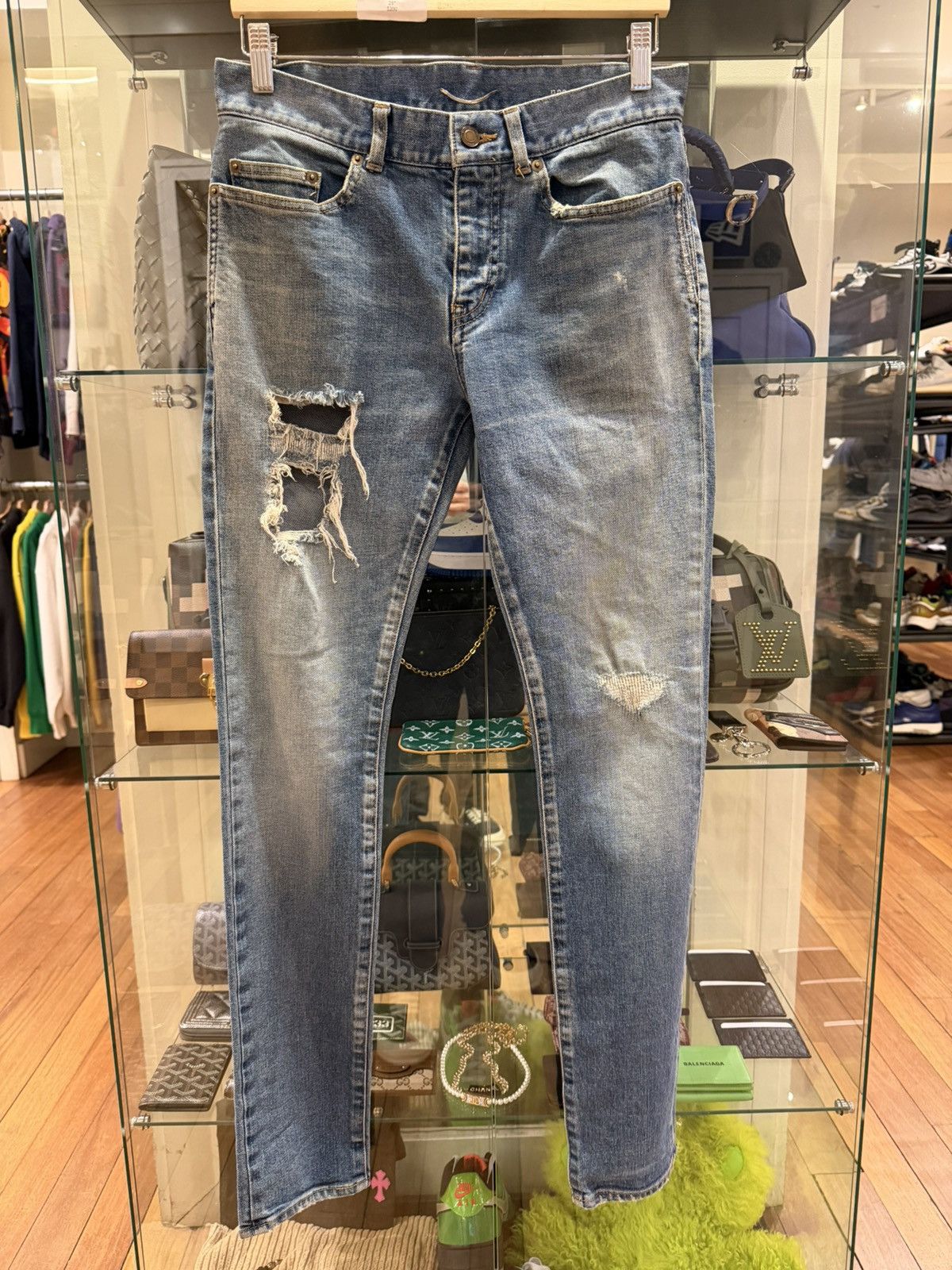 Saint Laurent Blue Denim Jeans