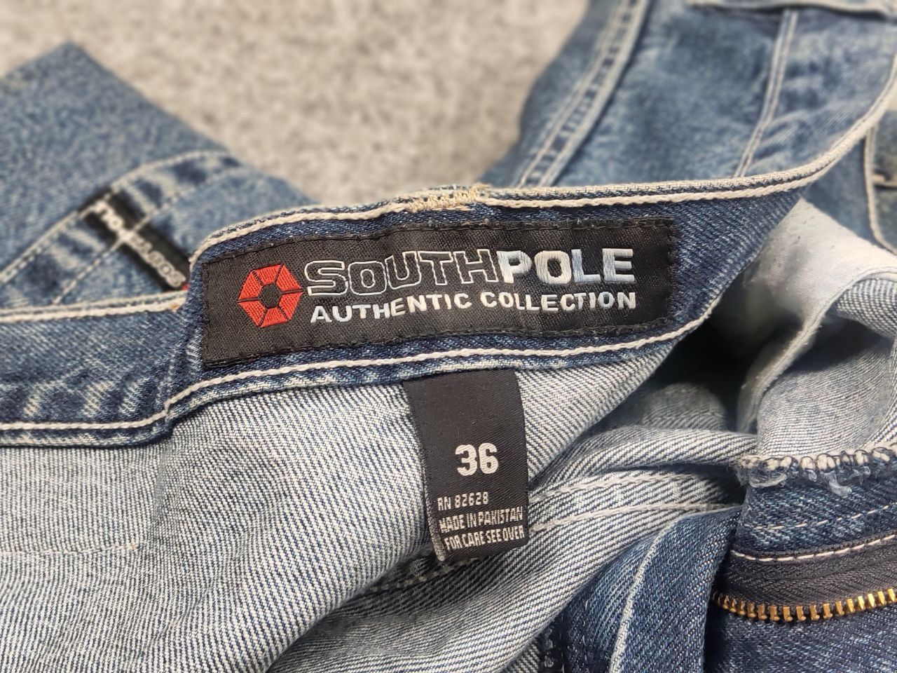 Southpole Vintage Southpole baggy Blue denim Shorts Y2k Style Rap Size US 36 / EU 52 - 18 Thumbnail
