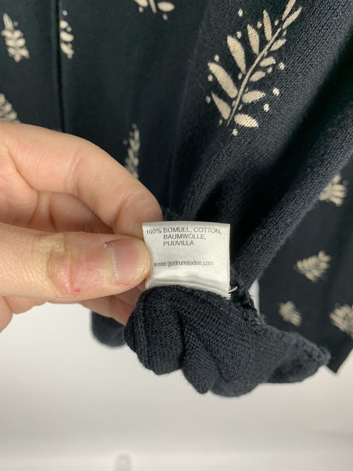 Other Gudrun Sjoden Floral Leaf Pattern Cardigan Sweater Size S Size S / US 4 / IT 40 - 8 Thumbnail