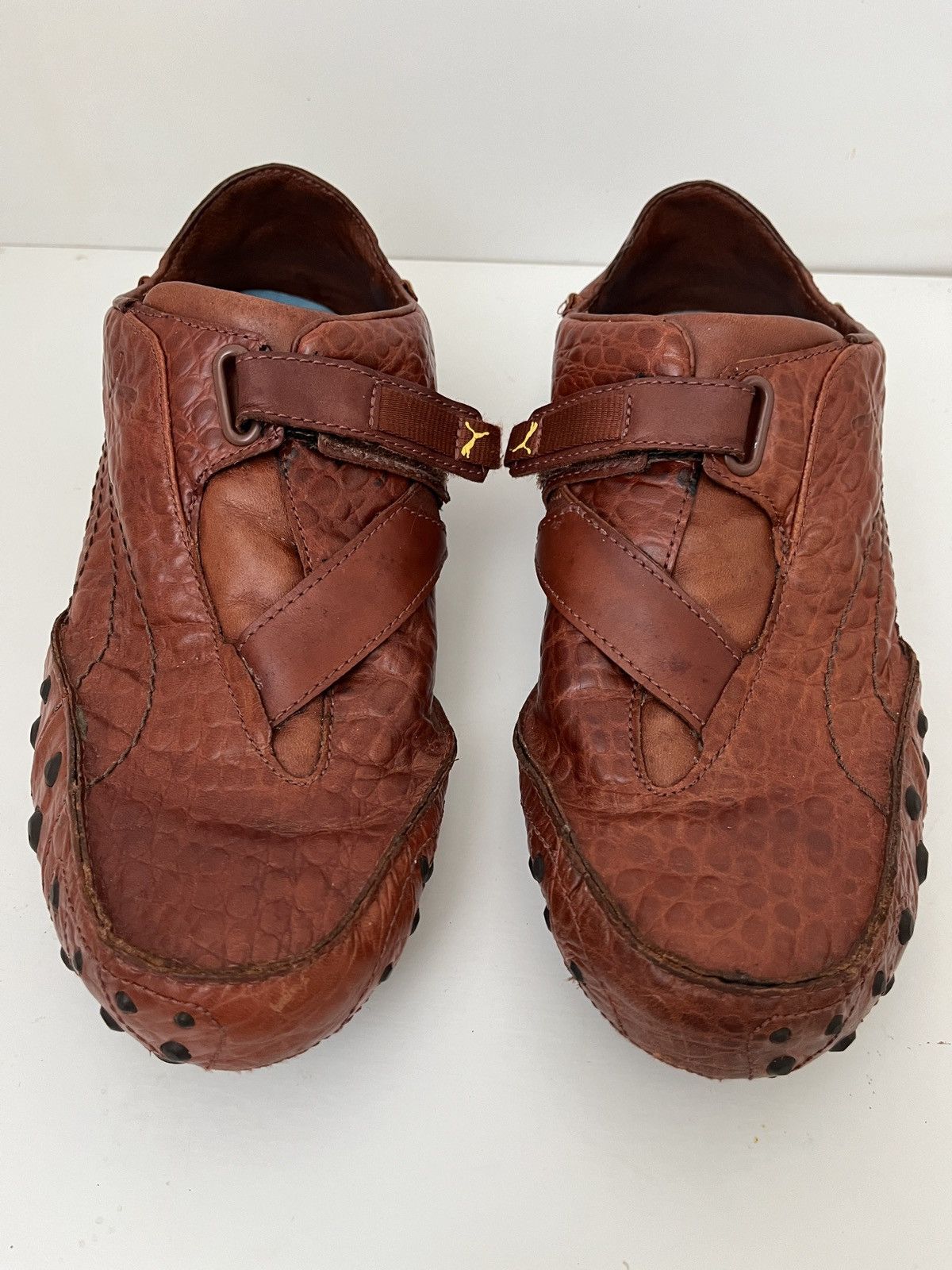 Puma Vintage Puma Amoko Leather “ Alligator ” Size US 9.5 / EU 42-43 - 2 Thumbnail