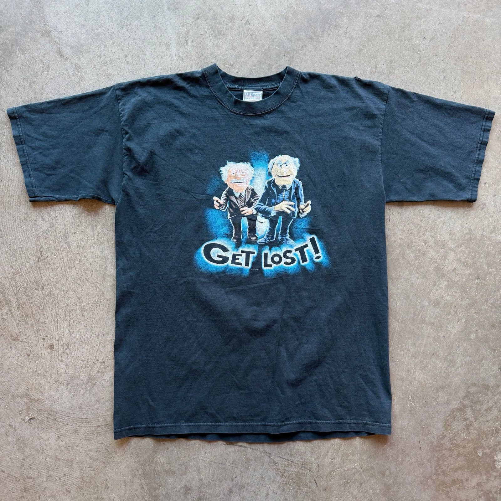 All Sport Vintage Muppets Get Lost Statler and Waldorf Hecklers Tee Size US L / EU 52-54 / 3 - 1 Thumbnail
