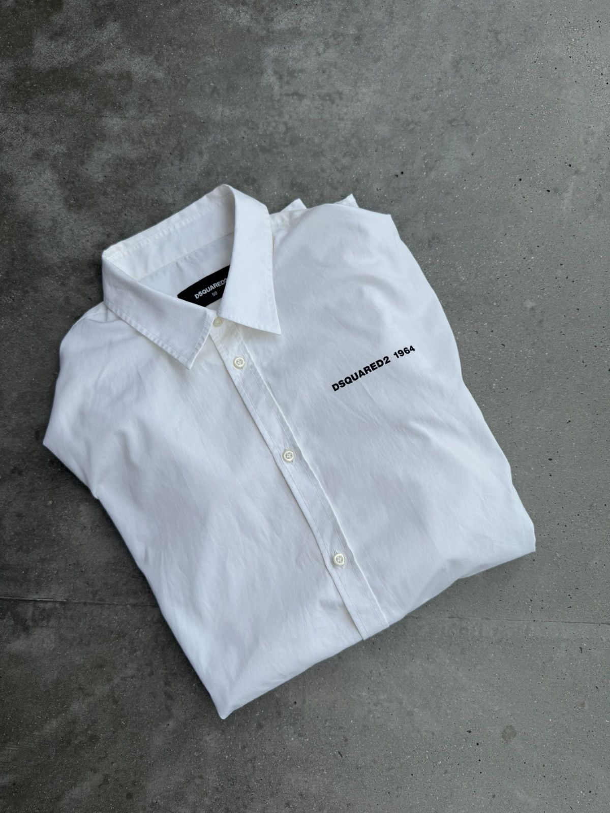 Dsquared2 DSQUARED2 White Button-up shirt dan&dan brothers designer Size US L / EU 52-54 / 3 - 1 Thumbnail