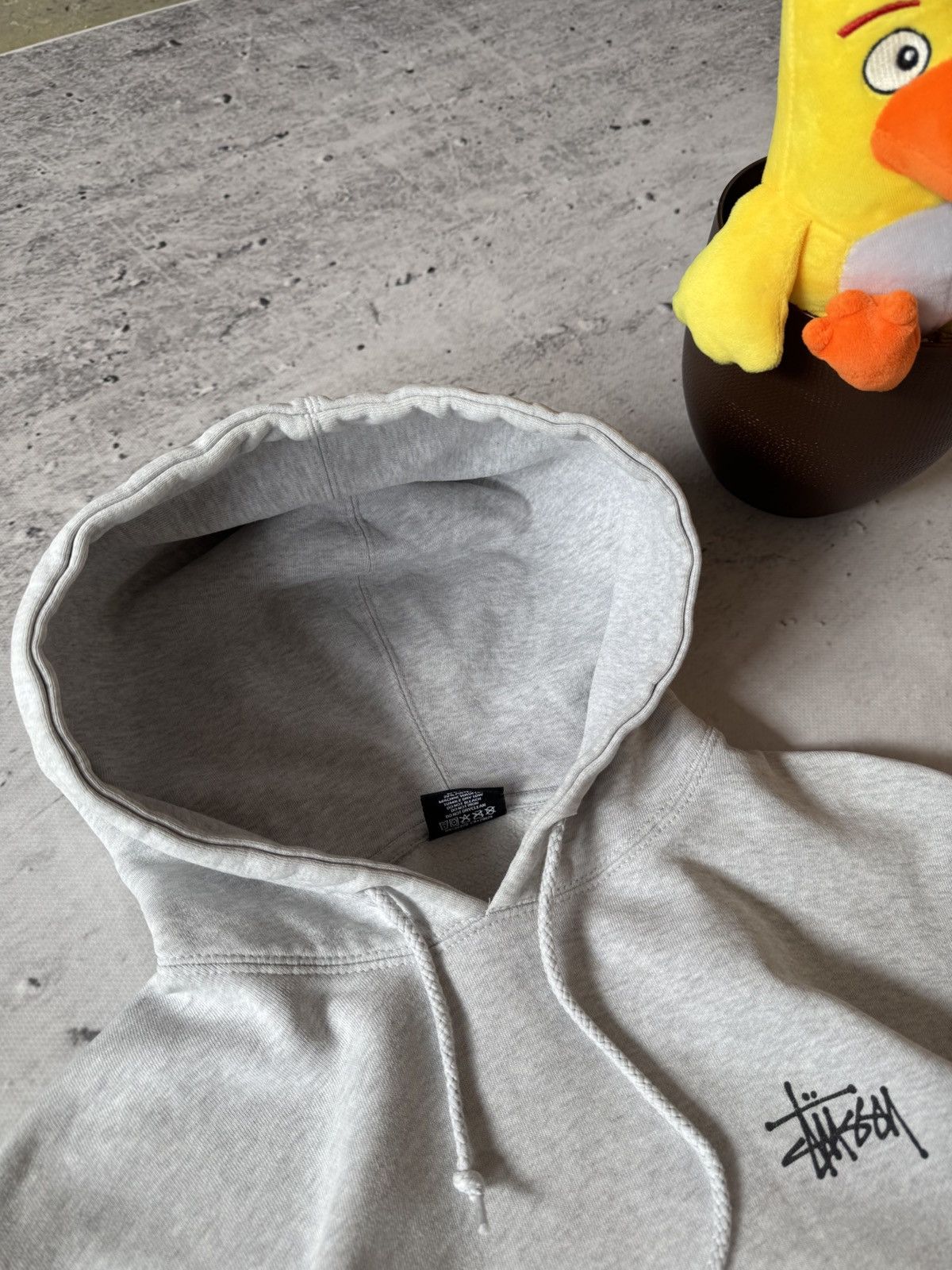 Stussy × Vintage STUSSY CENTER HUFT LOGO OVERSIZE BAGGY FIT HOODIE Size US M / EU 48-50 / 2 - 6 Thumbnail