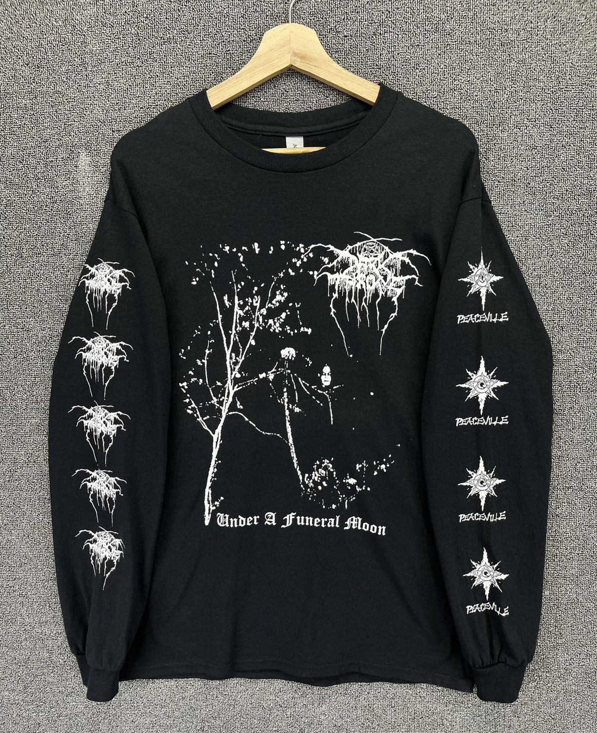 Band Tees Darkthrone Under A Funeral Moon Black Metal Band T Shirts Size US M / EU 48-50 / 2 - 1 Thumbnail