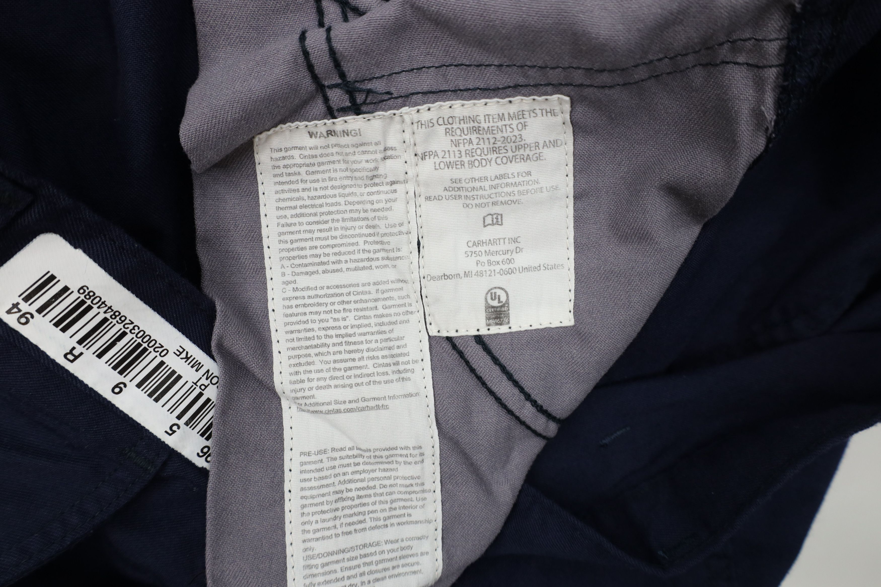 Carhartt Carhartt FR Fire Flame Resistant Wide Leg Dungaree Pants Size US 38 / EU 54 - 11 Thumbnail