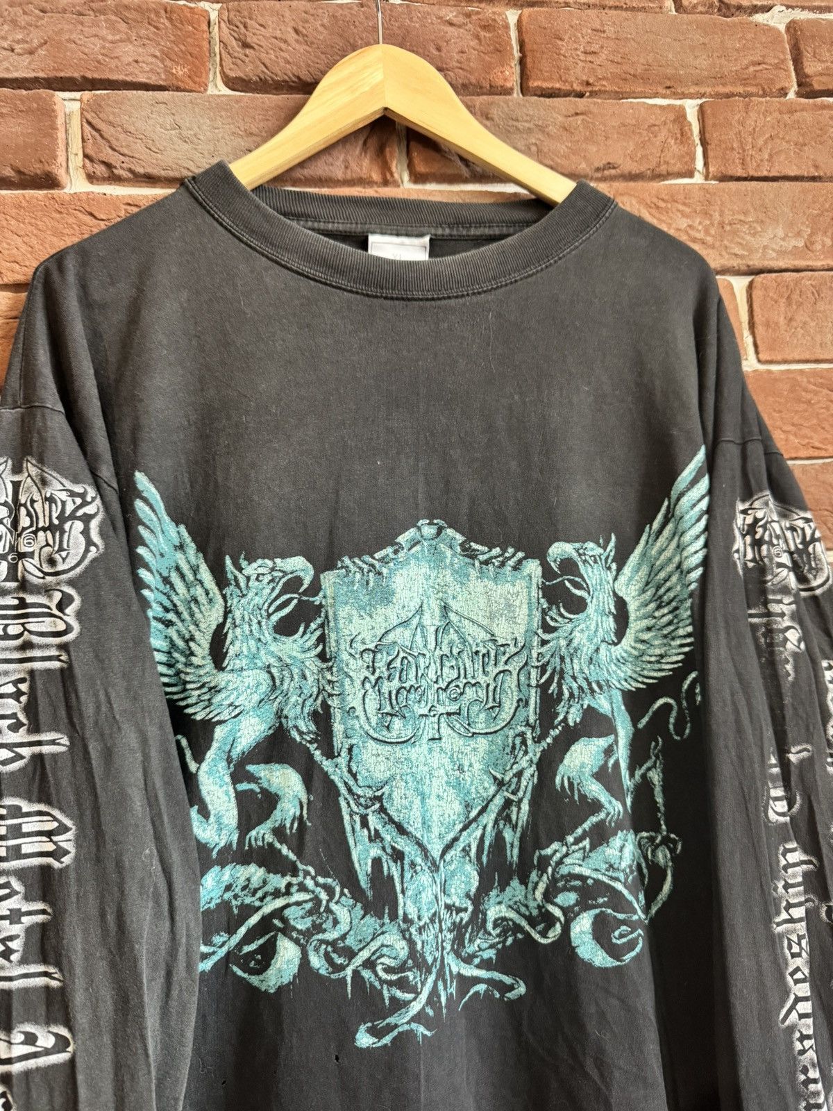Band Tees Rare Vintage 90s Marduk Black Metal Assault XL Band Tee Size US XL / EU 56 / 4 - 3 Thumbnail