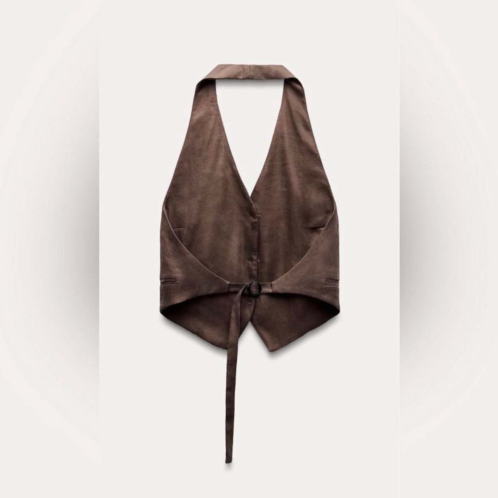 Zara Brown zara vest Size S / US 4 / IT 40 - 3 Thumbnail