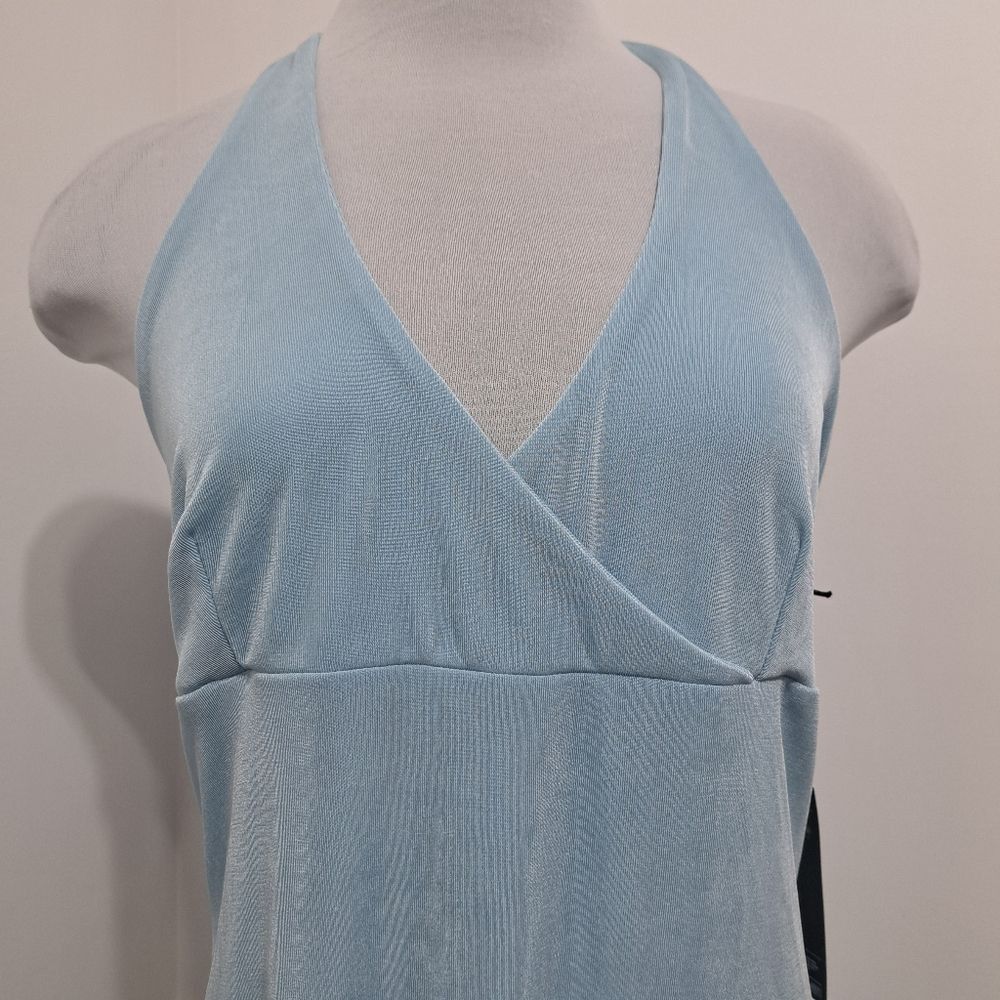 Other Finesse Dani Blueberry Halter Bodycon Mini Dress Size 1X NWT Size XXL / US 16-18 / IT 52-54 - 8 Thumbnail